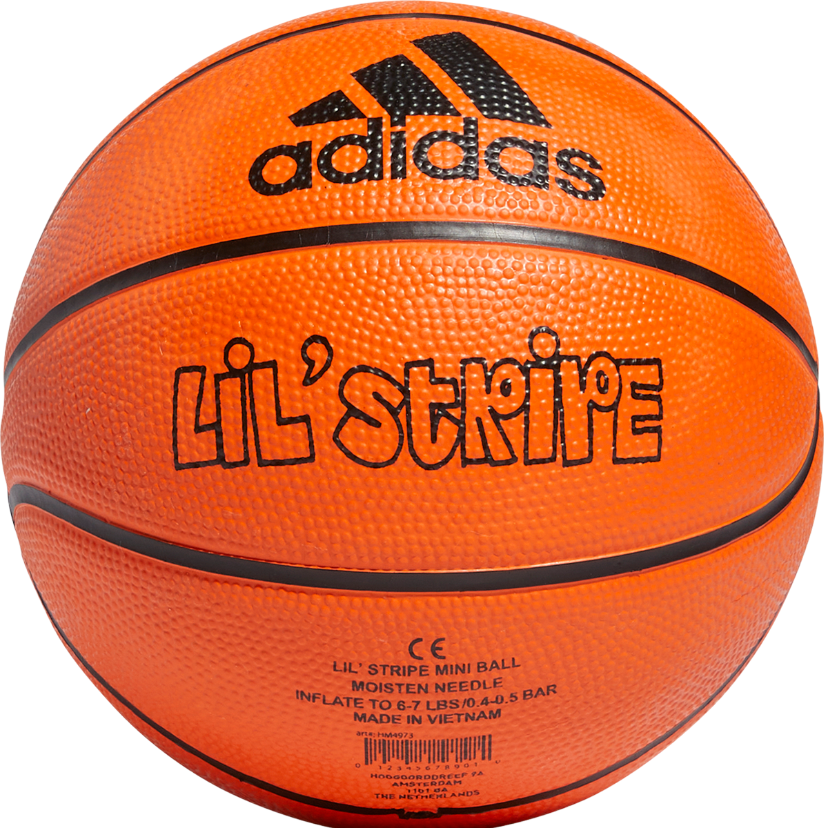 adidas Lil' Stripe Basketball Graphic Tee - Black