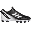 adidas Men's Icon 7 Mid Cleats in Black/White
