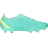 Puma Women's Ultra Match FG/AG in Electric Peppermint/White/Fast Yellow