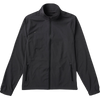 Vuori Men's Venture Track Jacket in Black Linen Texture