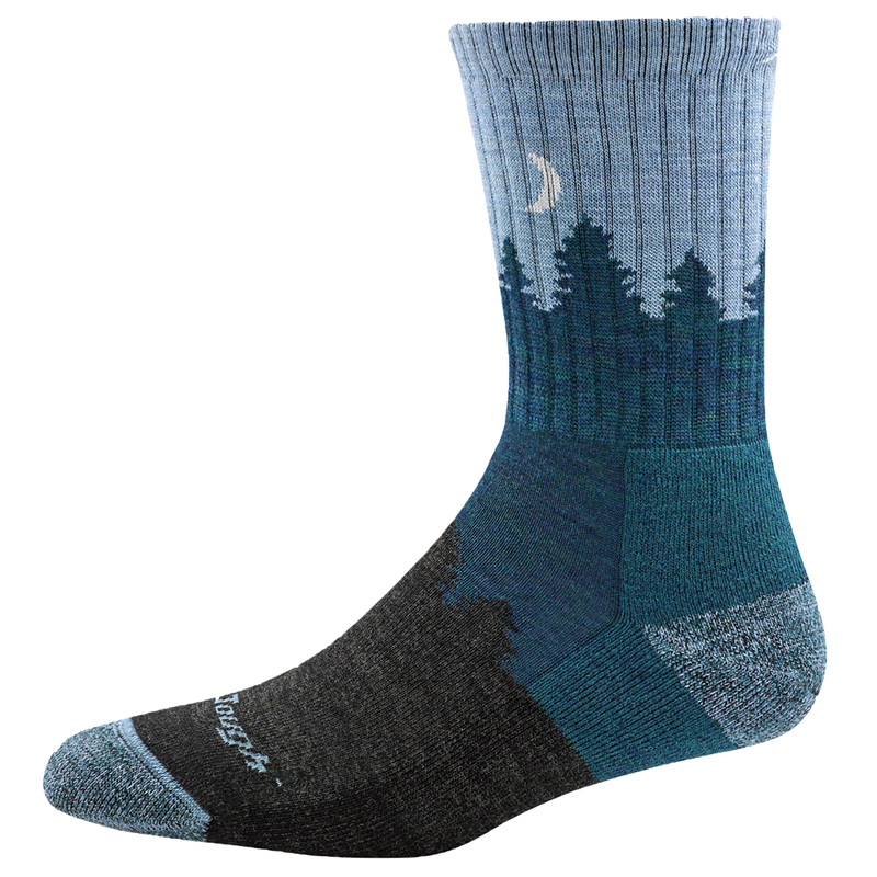 Women's Treeline Mid Hiker Micro Crew, Darn Tough Women's Treeline Mid Hiker Micro Crew BLUE