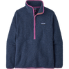 Patagonia Women's Reclaimed Fleece Pullover in Smolder Blue