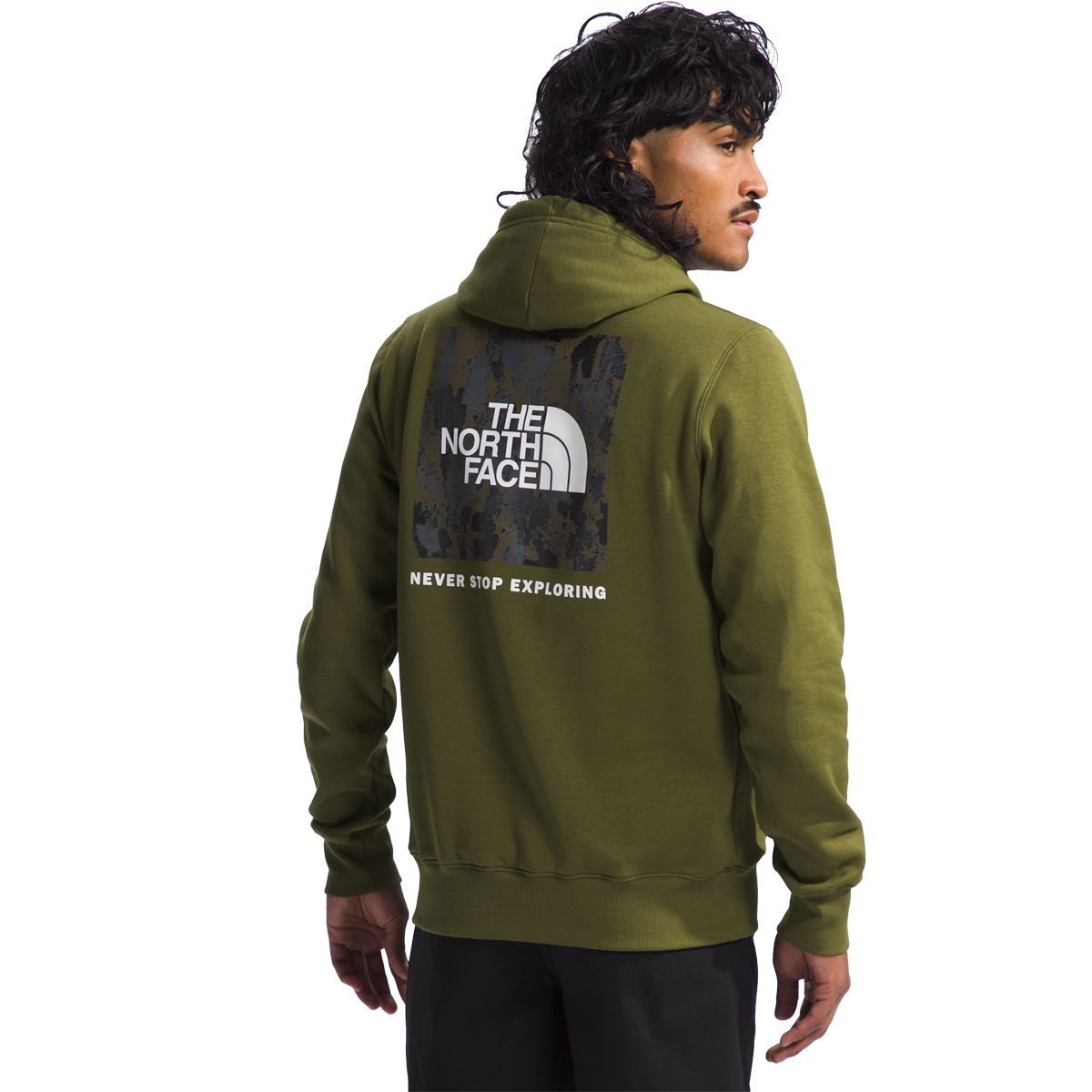 The north face men's discount red box pullover hoodie