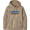 Patagonia Men's P-6 Logo Uprisal Hoody in Oar Tan