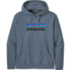 Patagonia Men's P-6 Logo Uprisal Hoody in Plume Grey