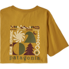 Patagonia Men's Spirited Season Organic T-Shirt in Cabin Gold