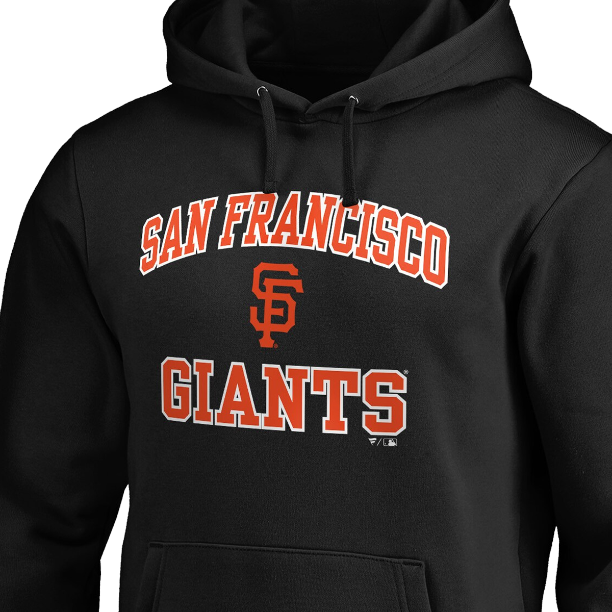 Men's Fanatics Branded Black San Francisco Giants Official Logo Pullover Hoodie