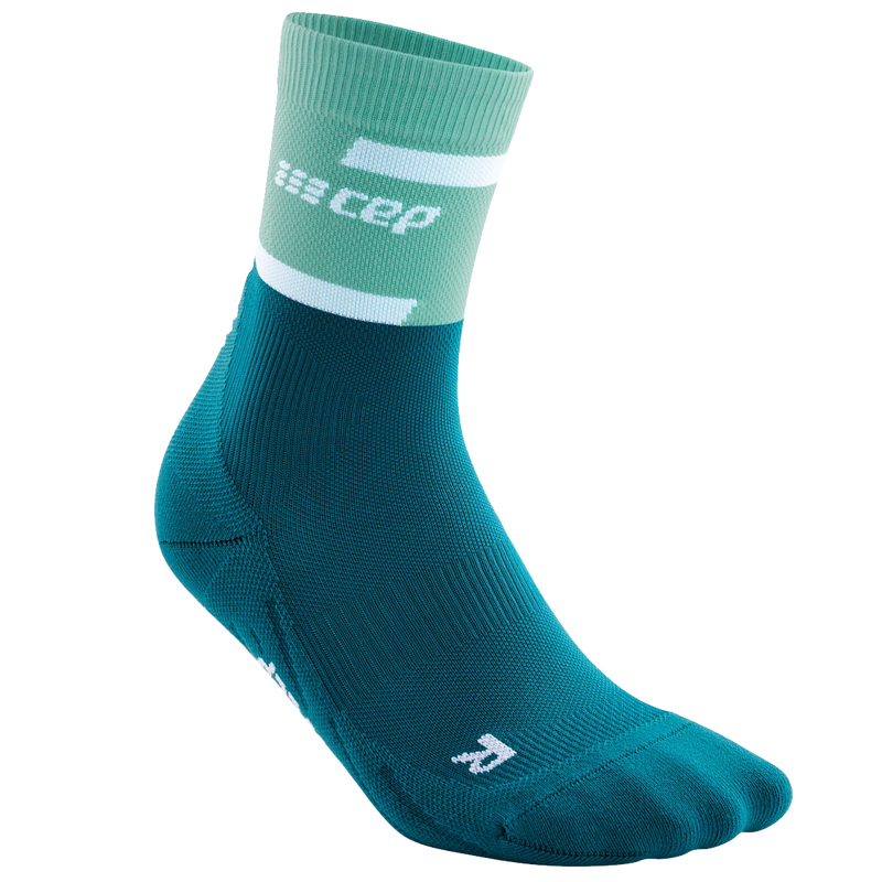Women's Run Compression Mid Cut 4.0, Women's CEP Compression Run Compression Mid Cut 4.0 in Ocean/Petrol