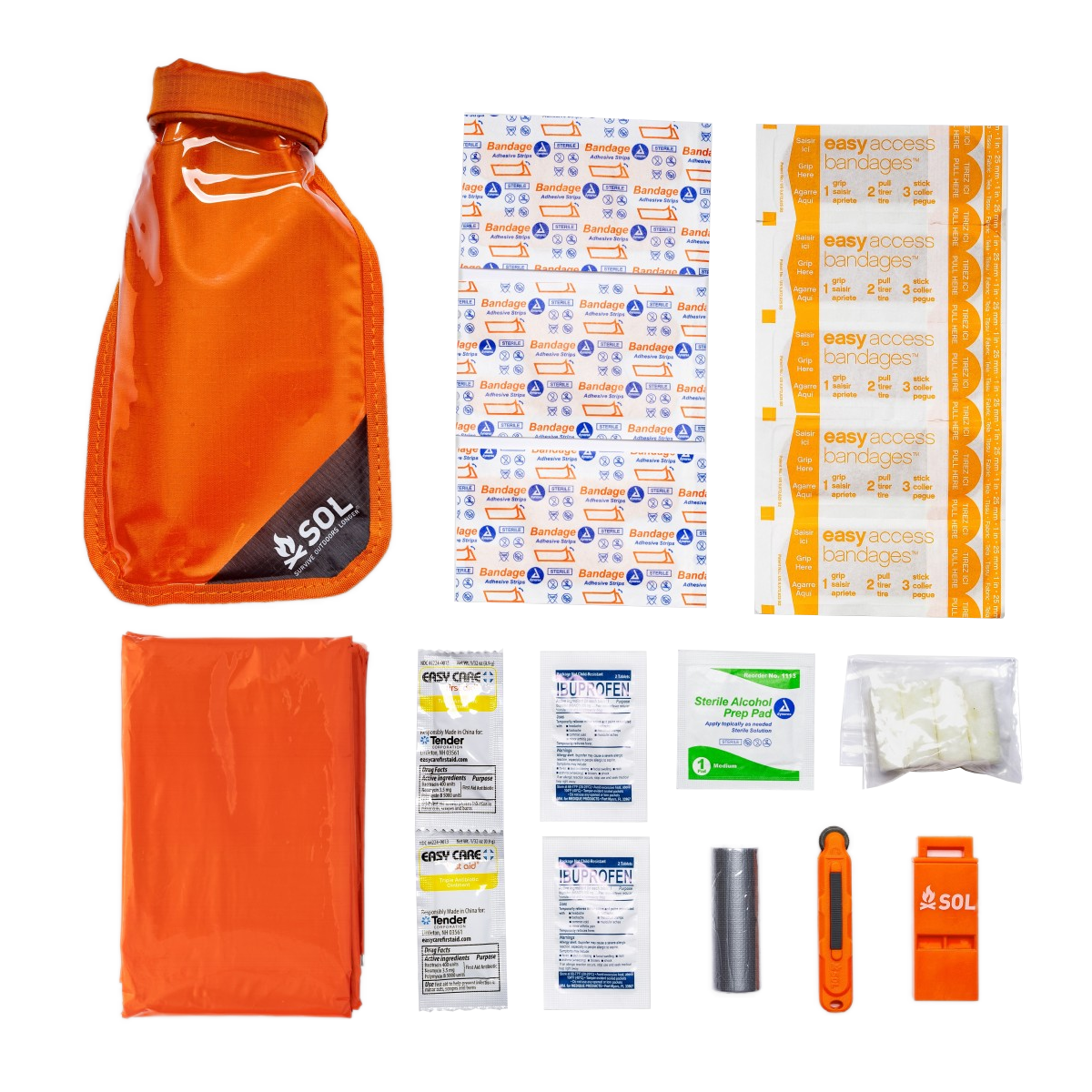 SOL Survival Medic Dry Bag Kit alternate view