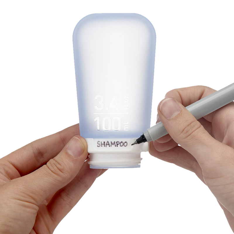 GoToob+ Squeezable Silicone Travel Bottle 3.4 oz, HumanGear GoToob+ Squeezable Silicone Travel Bottle 3.4 oz