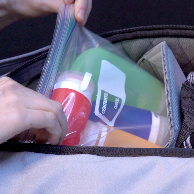 GoToob+ Squeezable Silicone Travel Bottle 3.4 oz, HumanGear GoToob+ Squeezable Silicone Travel Bottle 3.4 oz