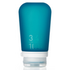 HumanGear GoToob+ Squeezable Silicone Travel Bottle 3.4 oz Teal