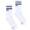 Spiritual Gangster Holdings Women's Happy Sock in White