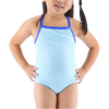 Youth Solid Diamondfit Swimsuit Surf Blue
