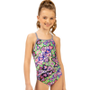 Dolfin Youth Uglies Print Keyhole One Piece in I Heart U