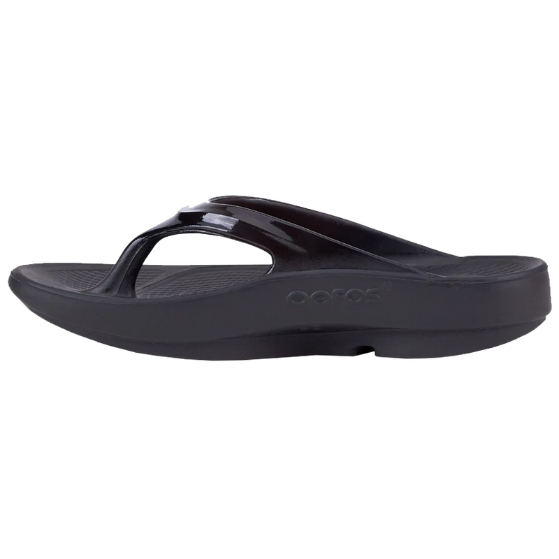 Women's OOlala Thong, Oofos Women's OOlala Thong Black