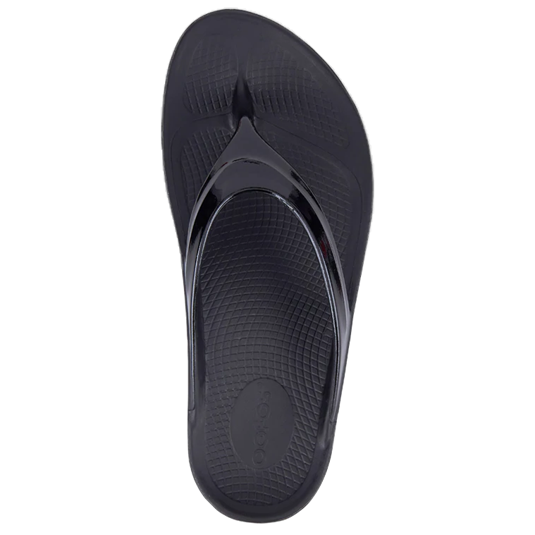 Women's OOlala Thong, Oofos Women's OOlala Thong Black