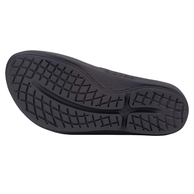 Women's OOlala Thong, Oofos Women's OOlala Thong Black