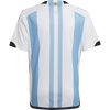 adidas Youth Argentina 22 Home Jersey back