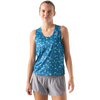 Rabbit Women's EZ Tank Cropped in Nouvean Navy Geo