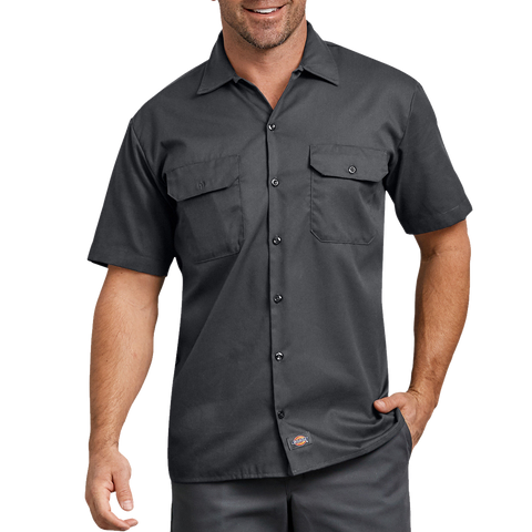 Men's Flex Short Sleeve Twill Work Shirt