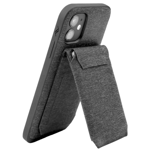 Charcoal Black Alcantara Mag-Wallet - Charcoal Black