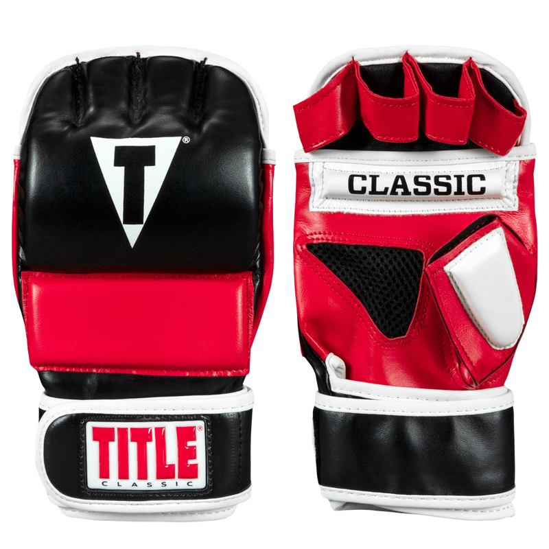 Classic Wristwrap Gloves, TITLE Boxing Classic Wristwrap Gloves pair