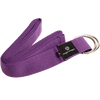 Cotton D-Ring 10ft Yoga Strap Purple