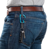 Nite Ize SlideLock Key Ring Aluminum on beltloop