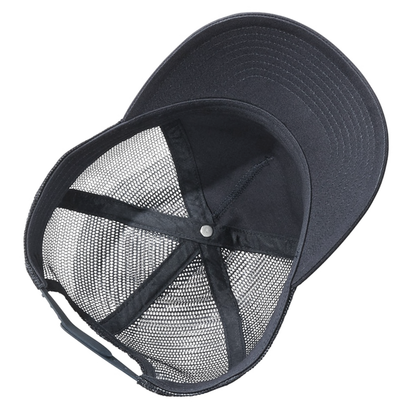 Curved Brim Trucker with Beach Day Patch, Tommy Breeze Curved Brim Trucker with Beach Day Patch interior