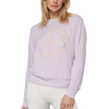 Spiritual Gangster Women's Peace Relaxed Savasana Sweater in Heather Faded Lilac