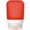 HumanGear GoToob+ Squeezable Silicone Travel Bottle 1.7 oz  in red