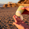 HumanGear GoToob+ Squeezable Silicone Travel Bottle in hand