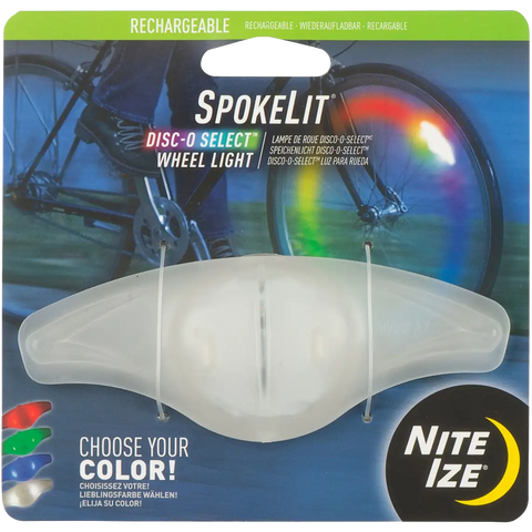 SpokeLit Rechargeable Disco-Select Wheel Light
