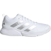 Adidas Women's Court Team Bounce 2.0 in White/Silver