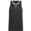 adidas Men's Legends Basketball 3-Stripes Speed Tank in Black/White