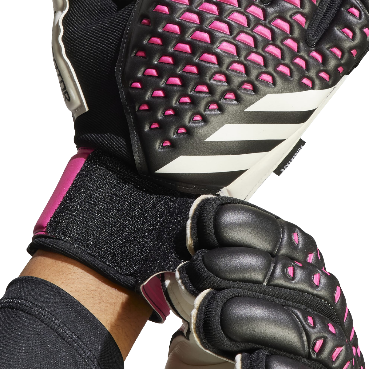 Adidas Predator Match Fingersave Gloves Solar Orange 7