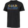 Forty Seven Brand Warriors Gold Blooded Franklin Tee in Black