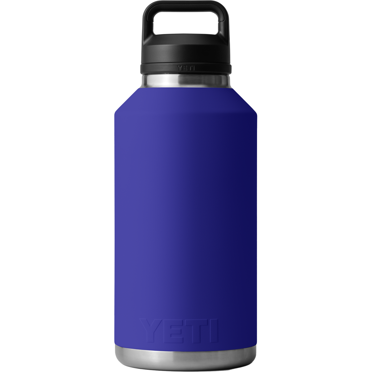 Yeti one gallon jug compared to half gallon jug and 64 oz Rambler bottle 