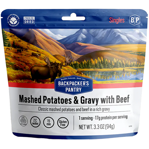 Mashed Potatoes and Gravy with Beef