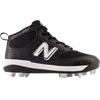 New Balance Youth 3000 v6 Rubber Molded Wide in Black/White