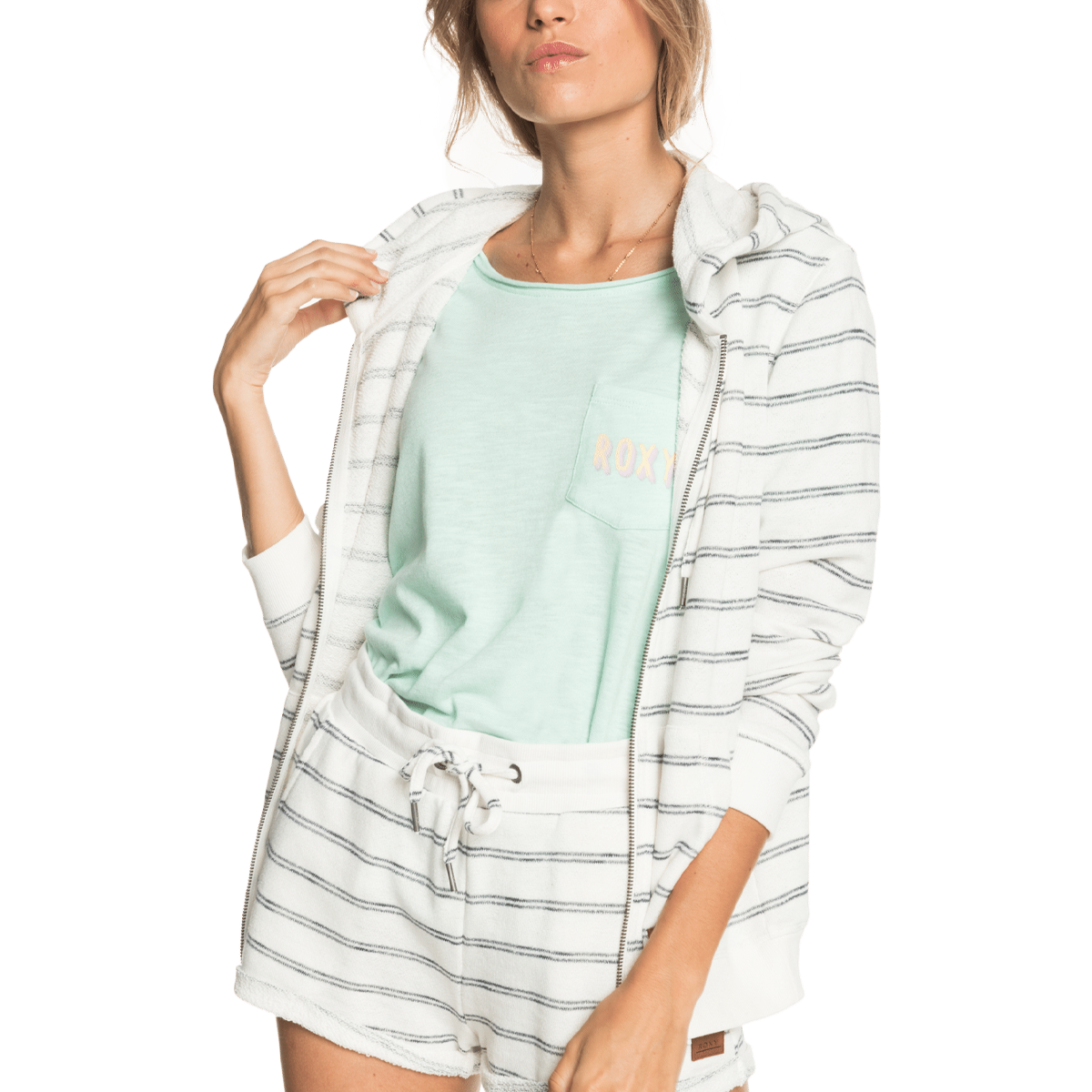 Women's Perfect Wave Stripe Hoodie alternate view