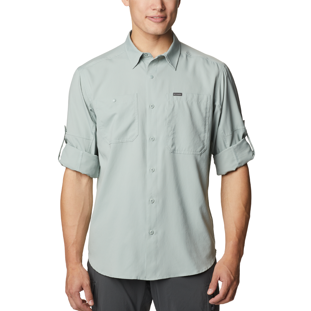 Men's silver ridge long top sleeve shirt