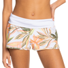 Roxy Women's Endless Summer Printed Boardshort in Bright White Salty Flat