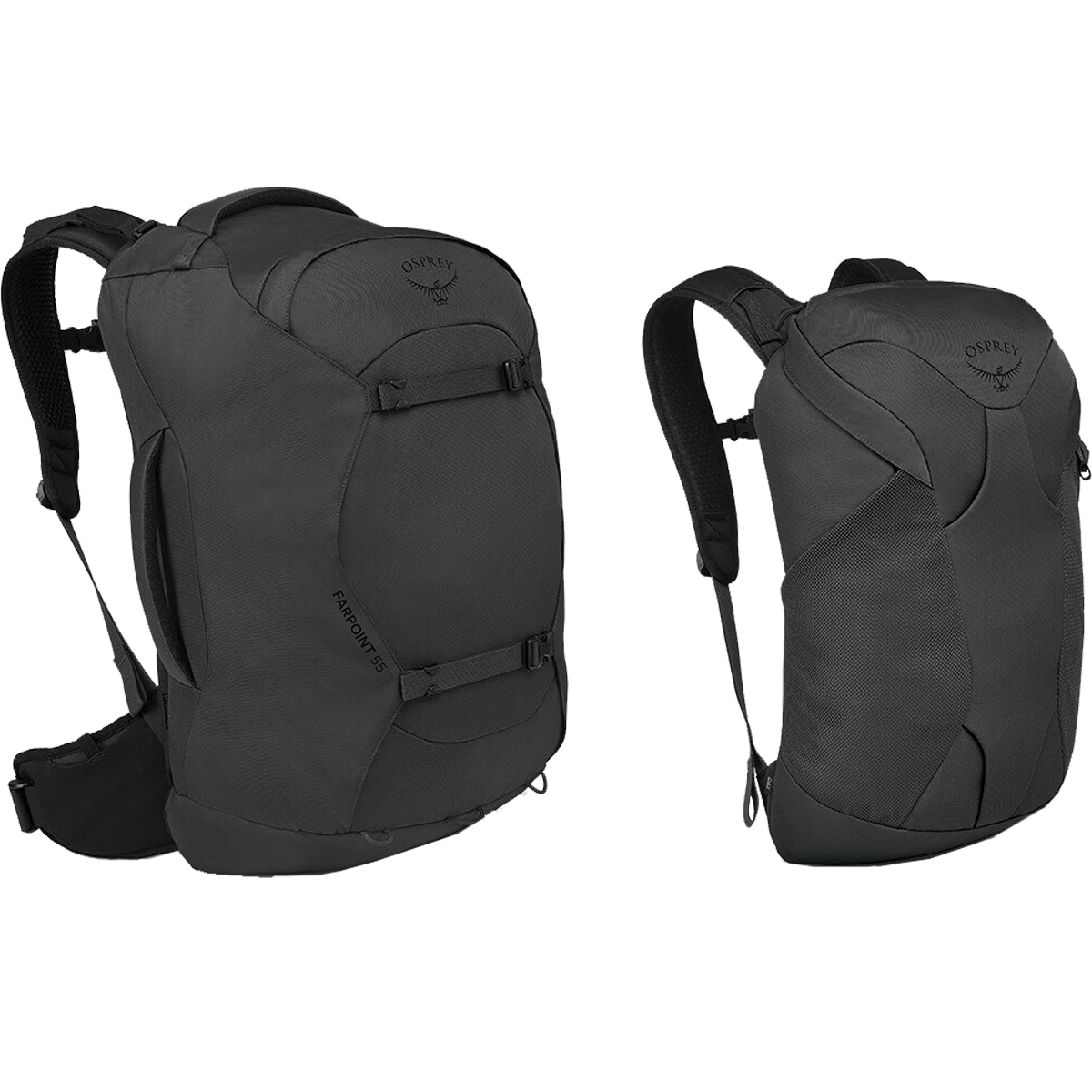 Osprey Farpoint 55 Tunnel Vision Grey Sports Basement