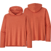 Patagonia Men's Capilene Cool Daily Graphic Relaxed Fit Hoody in Quartz Coral/Light Quartz Coral X-Dye