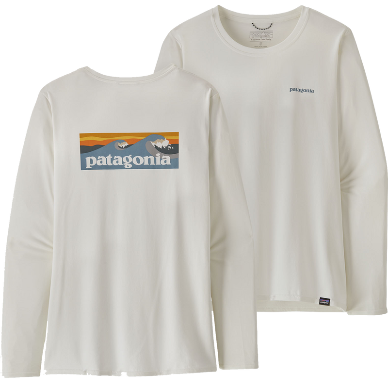 Women's Long Sleeved Capilene Cool Daily Graphic Shirt - Waters, Featured Image