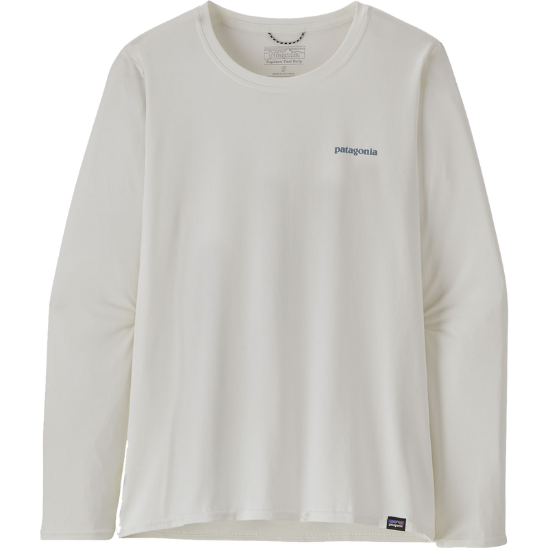 Women's Long Sleeved Capilene Cool Daily Graphic Shirt - Waters, Patagonia Women's Long Sleeved Capilene Cool Daily Graphic Shirt front