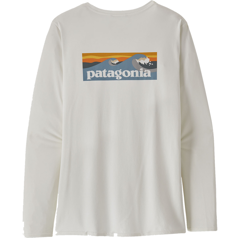 Women's Long Sleeved Capilene Cool Daily Graphic Shirt - Waters, Patagonia Women's Long Sleeved Capilene Cool Daily Graphic Shirt back
