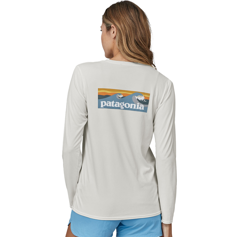 Women's Long Sleeved Capilene Cool Daily Graphic Shirt - Waters